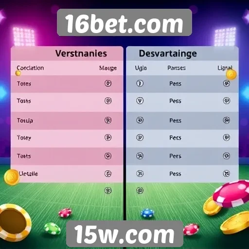 Comparação entre 16bet.com e outros sites de jogos