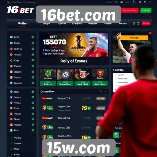 Avaliação da interface de usuário do 16bet.com